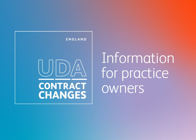 UDA contract changes: Information for practice owners