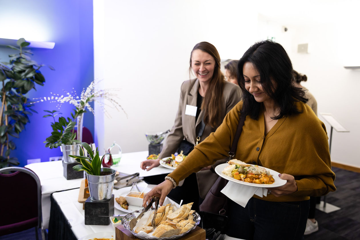 Event food capture for conference gallery