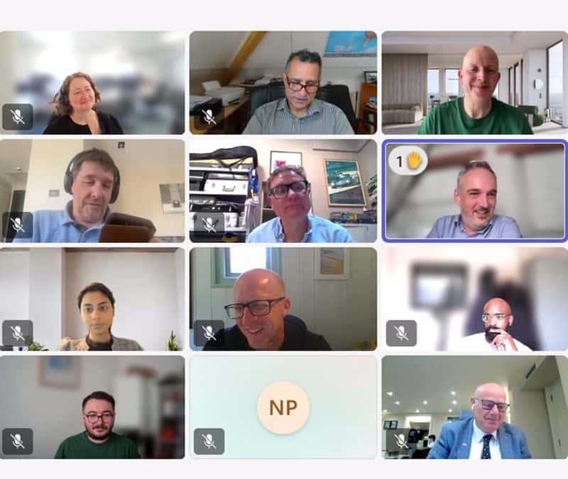 GDPC private practice subcommittee in meeting GDPC private practice subcommittee in online meeting