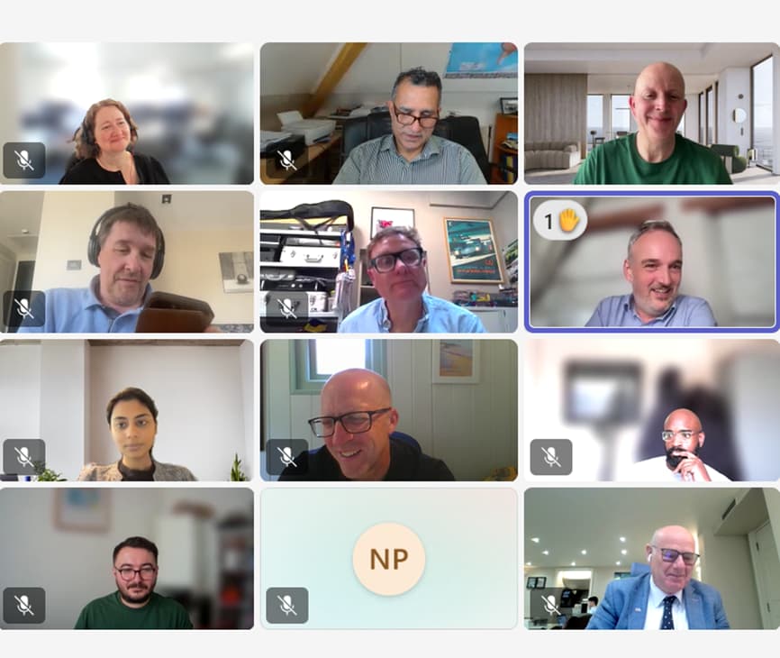 GDPC private practice subcommittee in meeting GDPC private practice subcommittee in online meeting