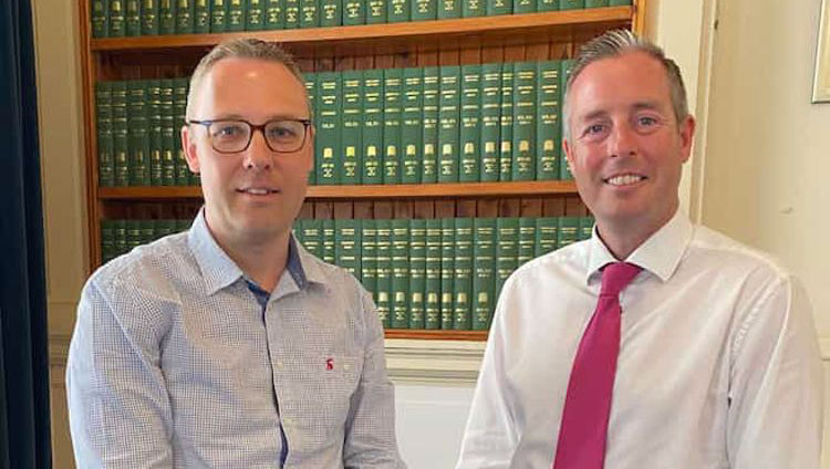BDA Northern Ireland Director Tristen Kelso meeting with Former First Minister For Northern Ireland/Current DUP Health Spokesperson Paul Givan MLA.