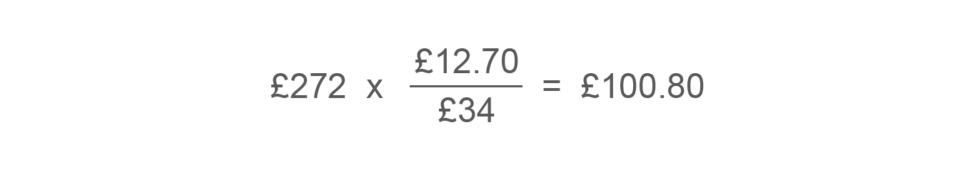 Formula 3.Example Value Of Care Package To Associate