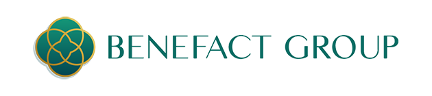 Benefact Group Logo Green Text Green Mobile
