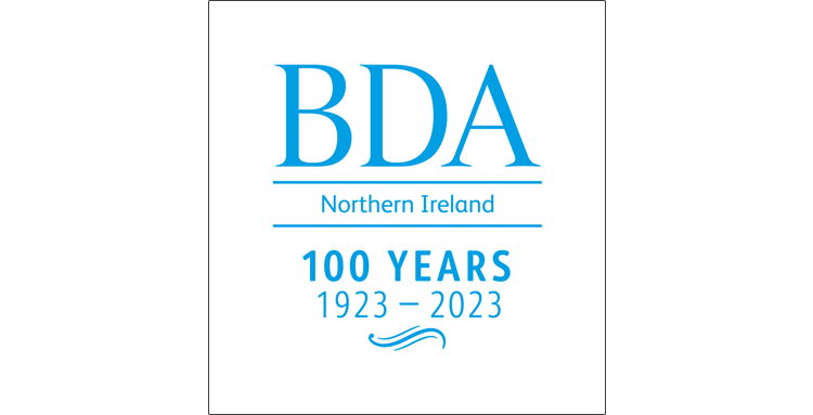 Bda Ni 100 Years (1) Logo celebrating 100 years of the BDA in Northern Ireland in 2023