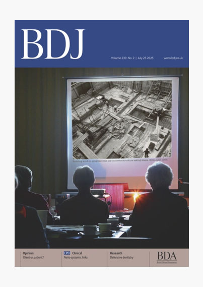 BDJ BDJ journal front cover