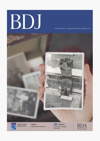 BDJ BDJ journal front cover