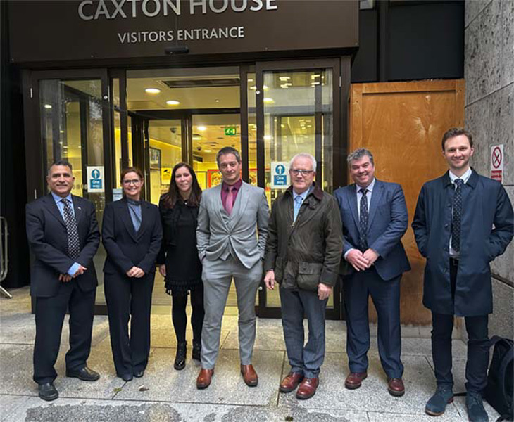 The BDA team: Shiv Pabary (GDPC), Ciara Gallagher (NIDPC), Christina Ferry (SDPC), Russell Gidney (WGDPC), Peter Crooks (PEC), Phil MacCallum (CDS/PDS), and Jeremy Boyles (YDC)