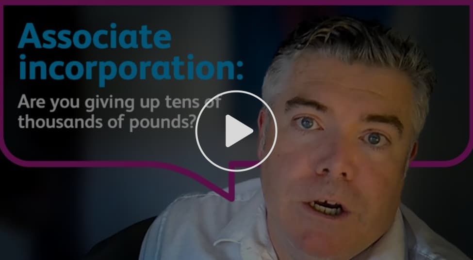 Associate Incorporation NHS Pensions Play Thumb Associate incorporation and NHS pension video thumbnail